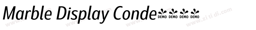 Marble Display Conde字体转换